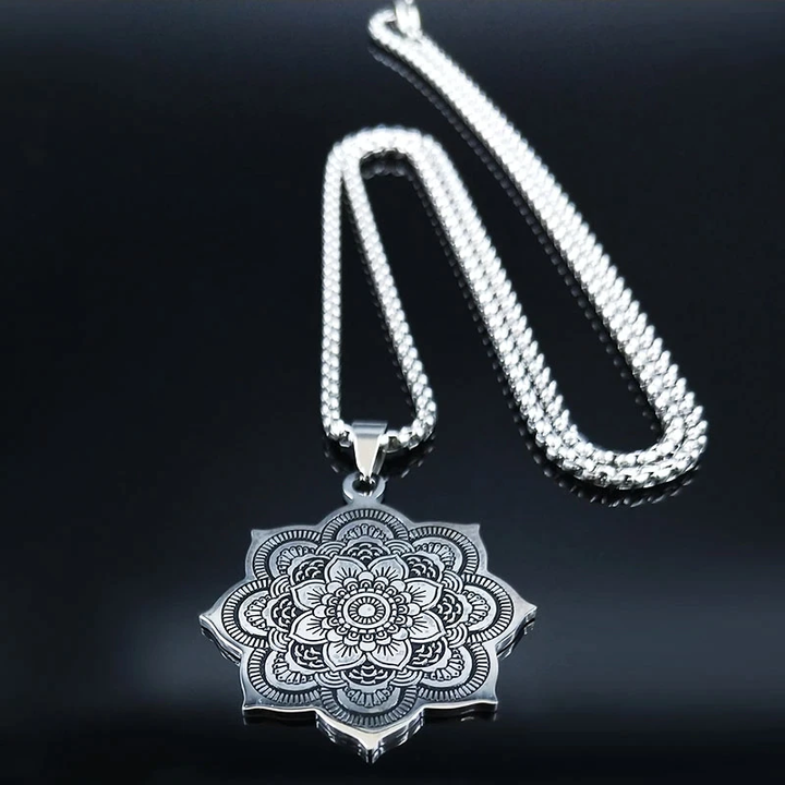 Lotus Blossom Purity Necklace | Sterling Silver Pendant-State of Style