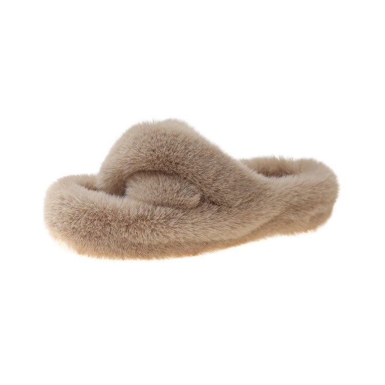LouiseSlippers | Women's Cosy & Stylish Indoor Slippers-Khaki-4.5-State of Style