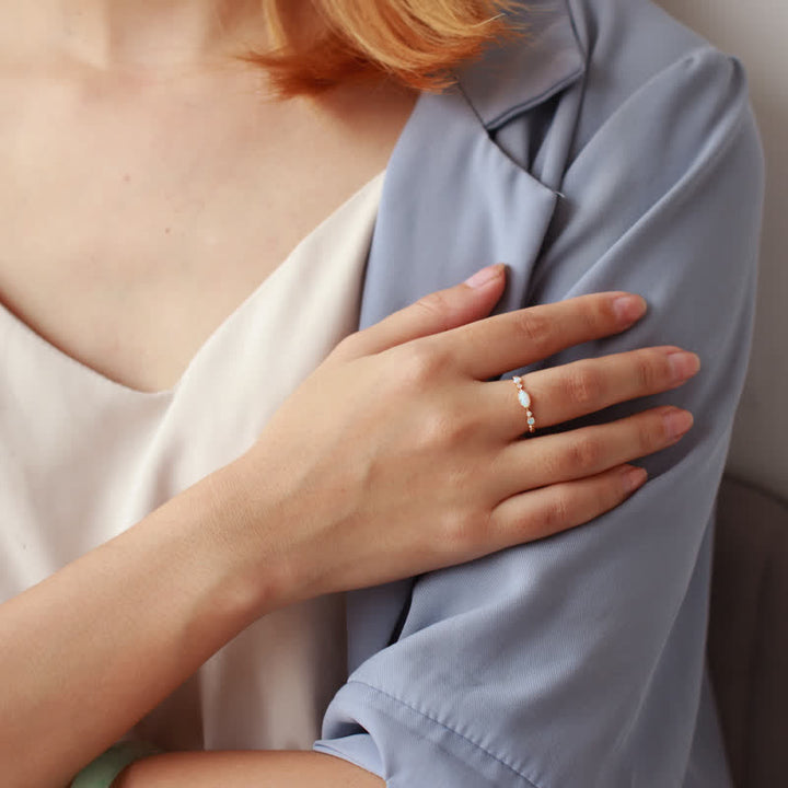 "Love and Sincerity" - Opal Vintage Ring - Isabella-49mm-State of Style