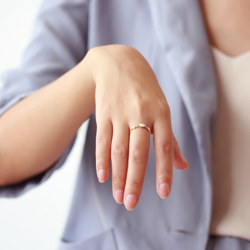 "Love and Sincerity" - Opal Vintage Ring - Isabella-49mm-State of Style