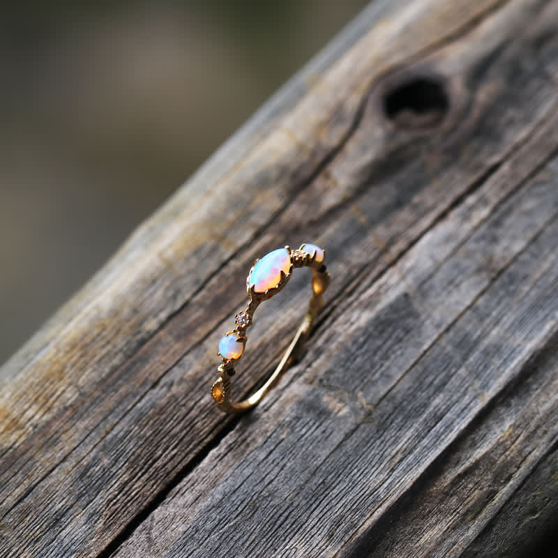"Love and Sincerity" - Opal Vintage Ring - Isabella-49mm-State of Style