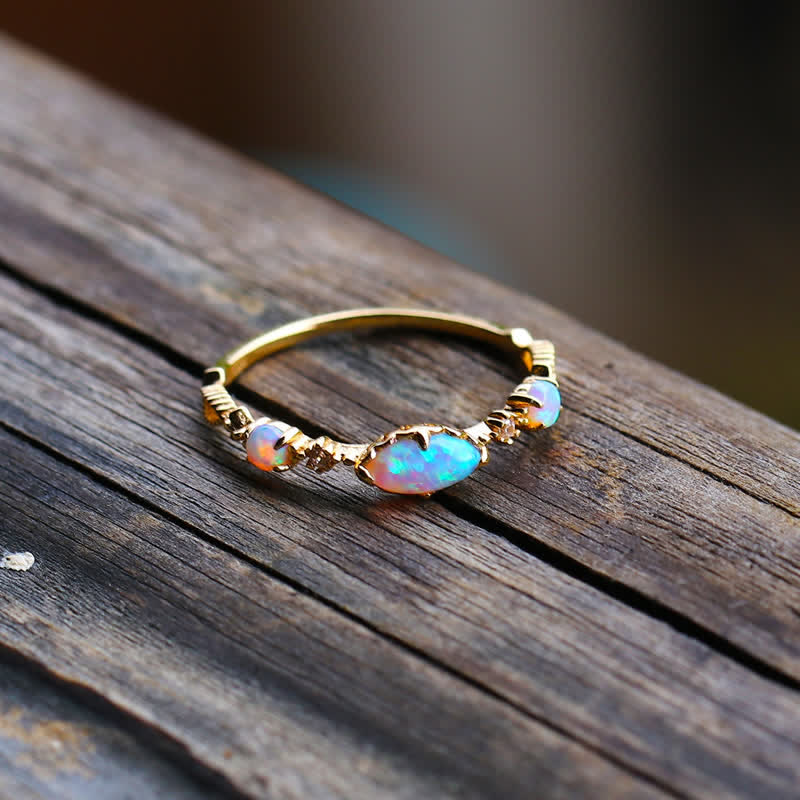 "Love and Sincerity" - Opal Vintage Ring - Isabella-49mm-State of Style