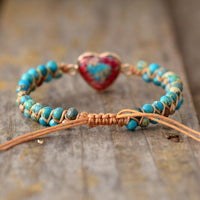 Love Band Jasper Bracelet - Amélie-Red-State of Style