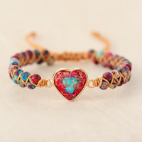 Love Band Jasper Bracelet - Amélie-Red-State of Style