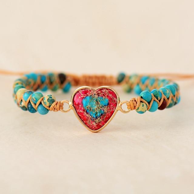 Love Band Jasper Bracelet - Amélie-Turquoise-State of Style