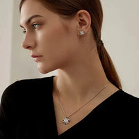 Love Knot Necklace and Earrings Set-State of Style