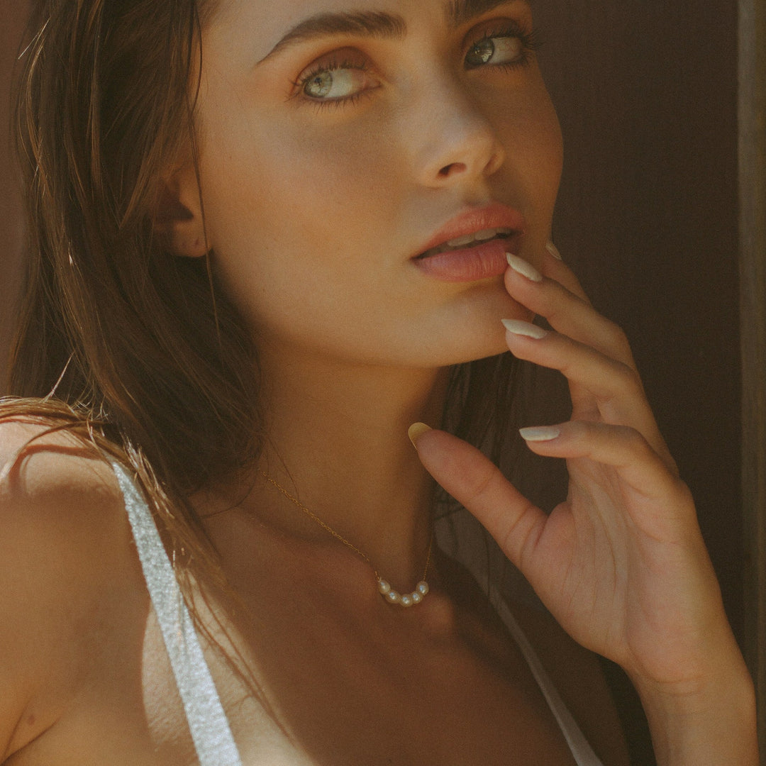 Lovely Necklace with Freshwater Pearls - Celina-State of Style