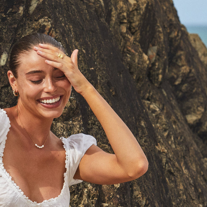 Lovely Necklace with Freshwater Pearls - Celina-State of Style