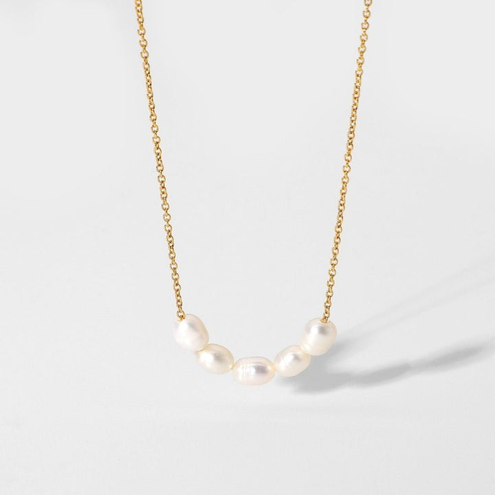 Lovely Necklace with Freshwater Pearls - Celina-State of Style