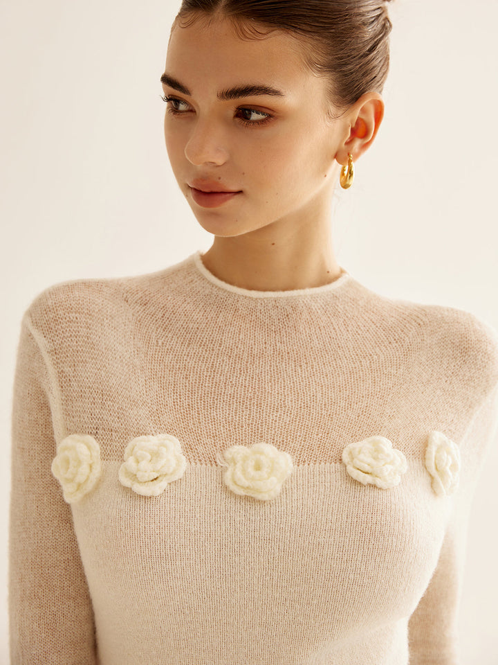 Lovely Women's White Sweater – Sophia-XS-State of Style