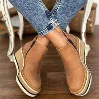 Low Ankle Boots for Women - Elise-Beige-4-State of Style