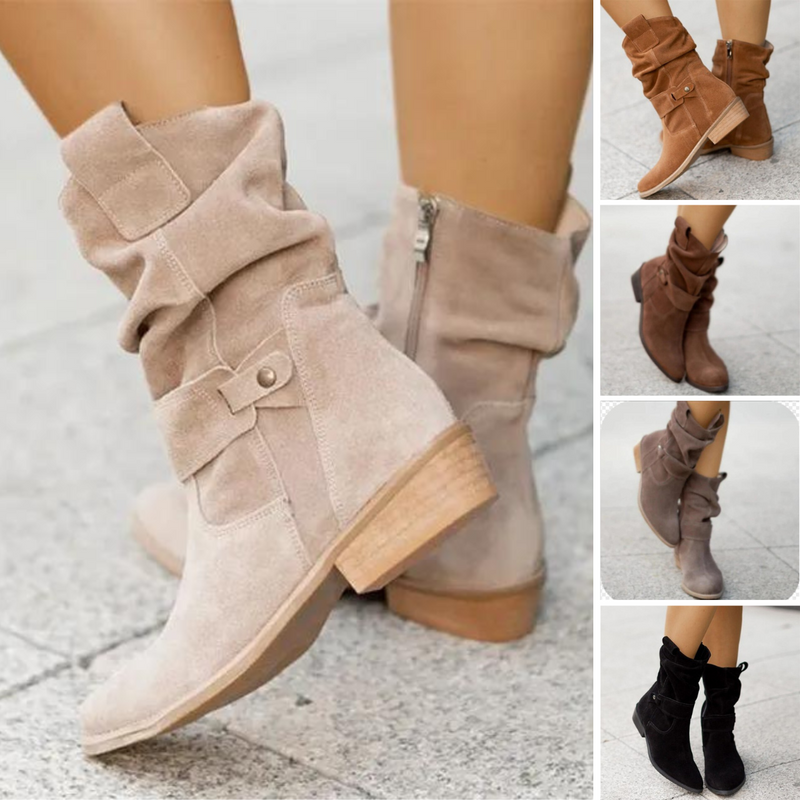 Low Winter Boots - Freya-Apricot-34-State of Style