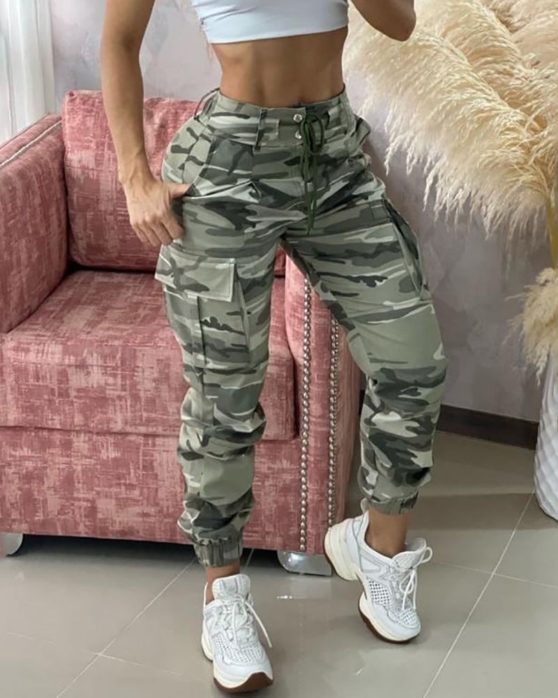 LowriPants | Women's Durable Camouflage Trousers-S-State of Style