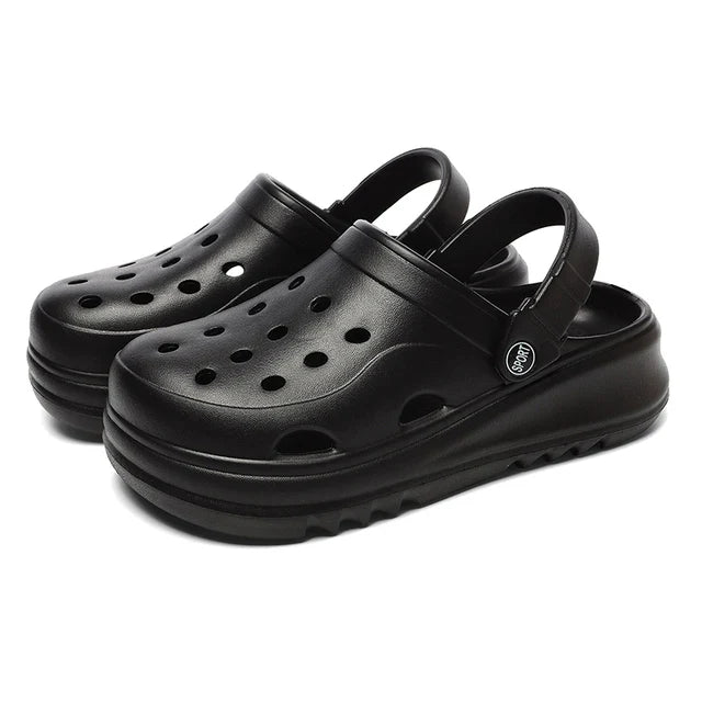 Luca - Orthopedische Zwarte Klompen-Zwart-36-37-State of Style