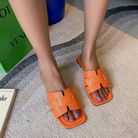 Lucas - Orthopedische Oranje Slippers-Oranje-35-State of Style