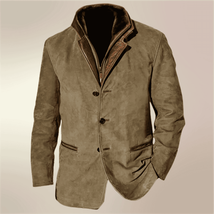 Lucas Vintage Men's Autumn Jacket-S-State of Style