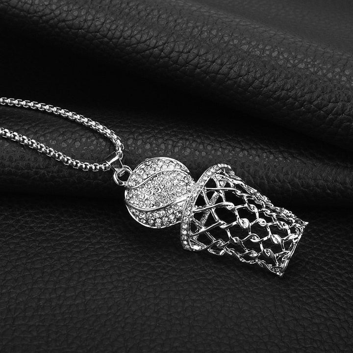 Lucia Necklace | Elegant Diamond Pendant Necklace-Silver-State of Style
