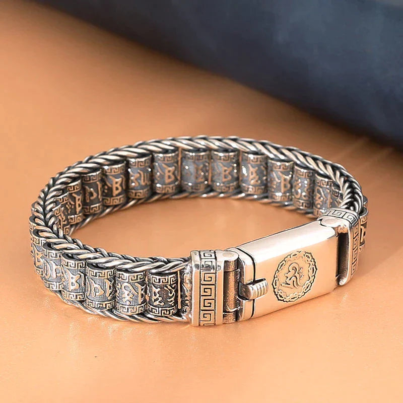 Lucky Bracelet with Buddhist Scripture-18cm-State of Style