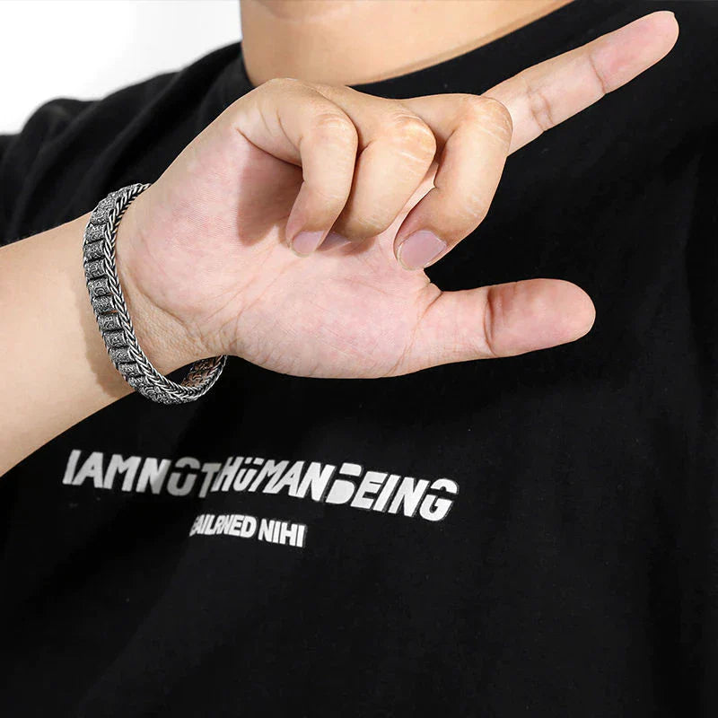 Lucky Bracelet with Buddhist Scripture-18cm-State of Style