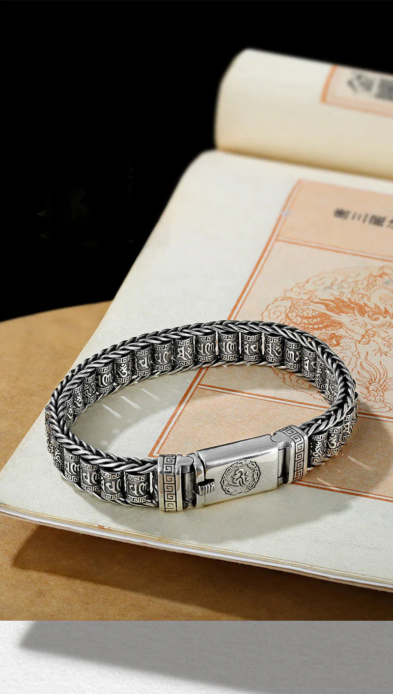 Lucky Bracelet with Buddhist Scripture-18cm-State of Style