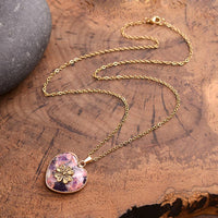 Lucky Clover Stone Necklace – Felina-Blue-State of Style
