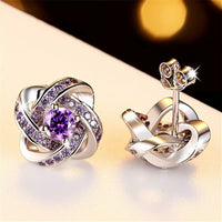 Lucky Earring | Elegant Earrings for Women-Purple-State of Style