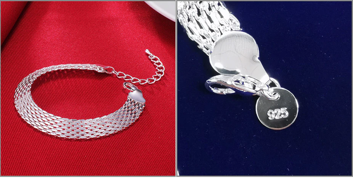 Lucky Silver Braided Bracelet | Fortune Positivity Charm-State of Style