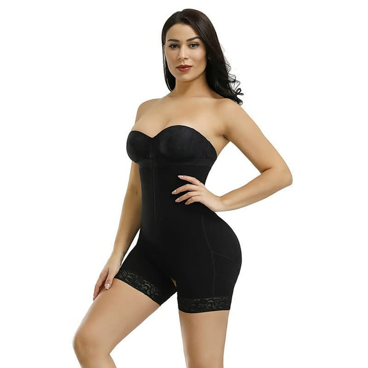 LuckyShape | Women's Seamless Sculpting Shapewear-Black-XS-State of Style