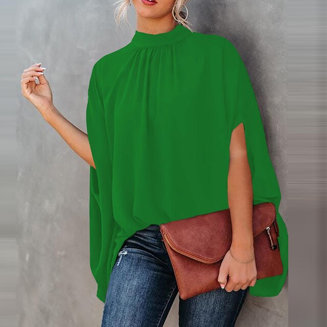 LucysBlouse | Women's Elegant & Versatile Blouse-Green-S-State of Style