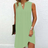 Luisa Dress | Sleeveless & Casual-Green-S-State of Style