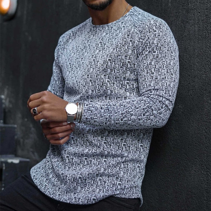 LukesShirt | Men's Stylish Slim-Fit Sweater-Light Grey-XS-State of Style