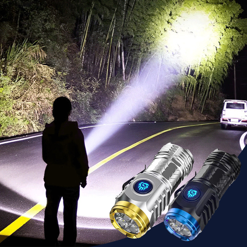 LumenTorch Compact LED Torch-Black-State of Style