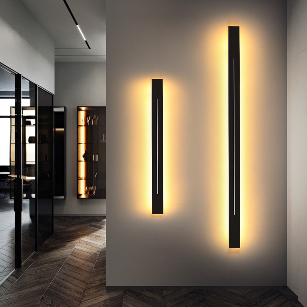 LumièreGold LED Wall Lamp-L60CM-Warm White-Black-State of Style