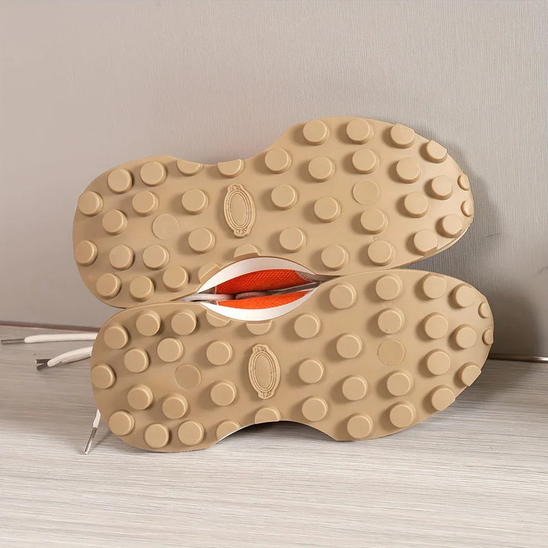 Luna Ademend Sports Trainers | Comfortable & Non-slip Design-Grey-3.5-State of Style