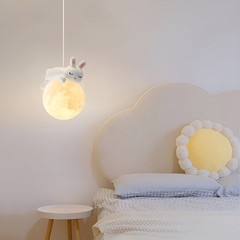 LunarBuddy Pendant Light – Cute Animals-Bunny-State of Style