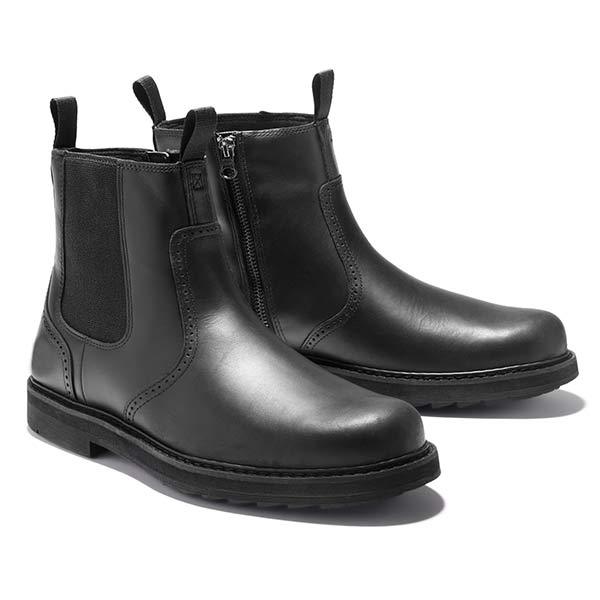 Lux Trendy Men's Chelsea Boots - James-Black-6-State of Style