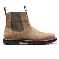 Lux Trendy Men's Chelsea Boots - James-Khaki-6-State of Style