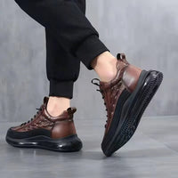 Luxe Air Cushion Men’s Sneakers - Mason-6-Brown-State of Style