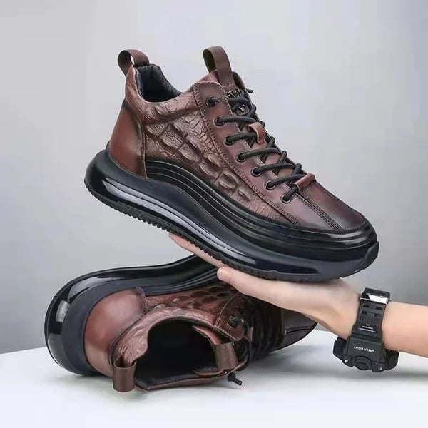 Luxe Air Cushion Men’s Sneakers - Mason-6-Brown-State of Style