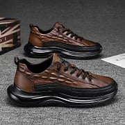 Luxe Air Cushion Men’s Sneakers - Mason-6-Brown-State of Style
