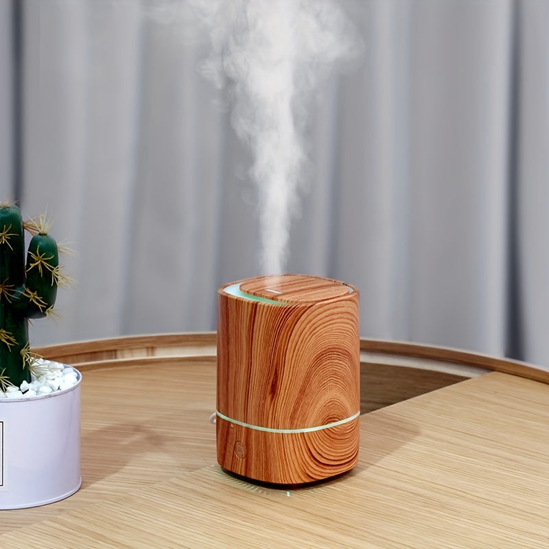 Luxe Aromatherapy Diffuser & Humidifier - ZenAir-Orange Woodgrain-State of Style