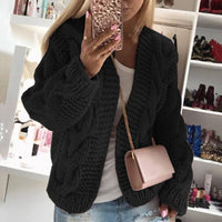 Luxe Cashmere Women’s Cardigan - Camille-Black-S-State of Style