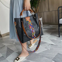 Spacious PU Leather Everyday Carry Tote