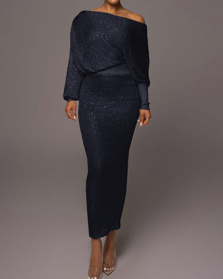Luxe Evening Dress - Evelina-Blue (Sold out!)-S-State of Style