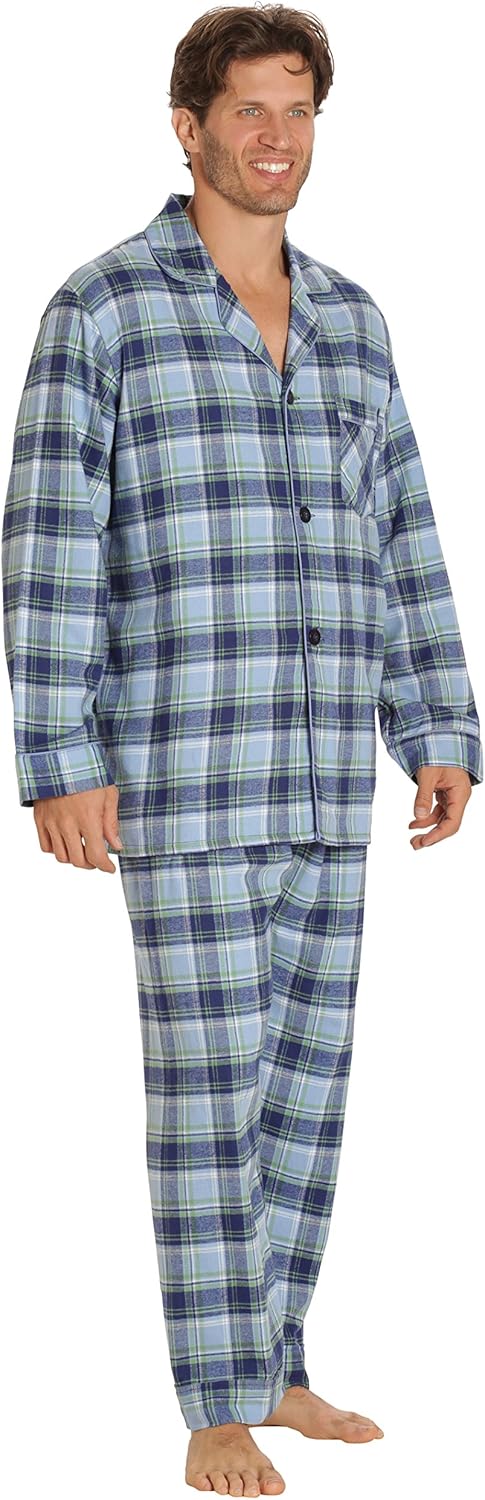 Luxe Flannel Men’s Pyjama Set - Wyatt-Brown-S-State of Style