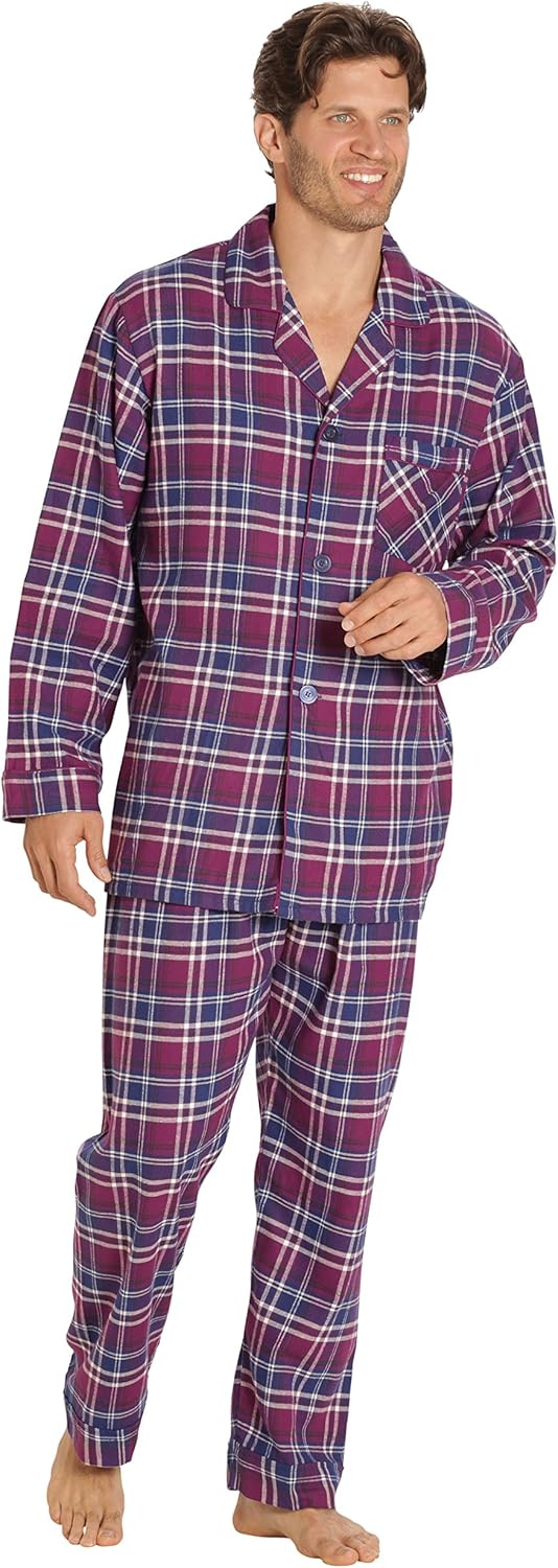 Luxe Flannel Men’s Pyjama Set - Wyatt-Brown-S-State of Style