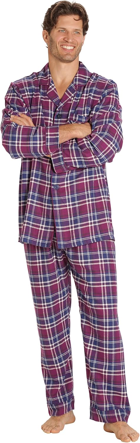 Luxe Flannel Men’s Pyjama Set - Wyatt-Brown-S-State of Style