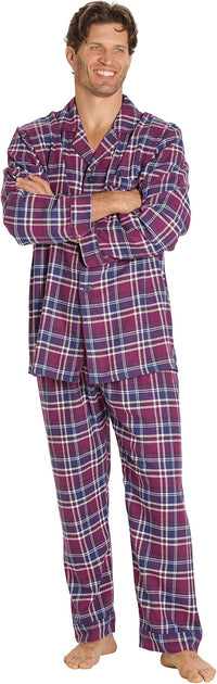 Luxe Flannel Men’s Pyjama Set - Wyatt-Brown-S-State of Style