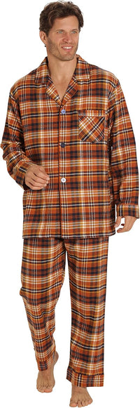 Luxe Flannel Men’s Pyjama Set - Wyatt-Brown-S-State of Style