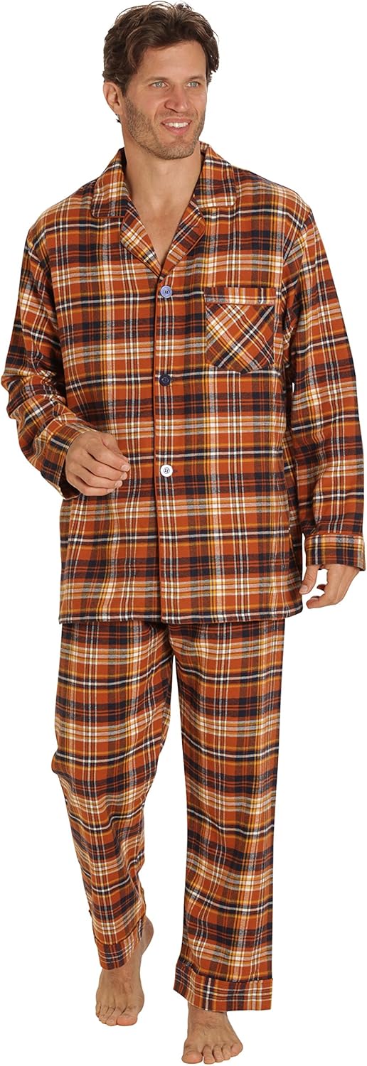 Luxe Flannel Men’s Pyjama Set - Wyatt-Brown-S-State of Style